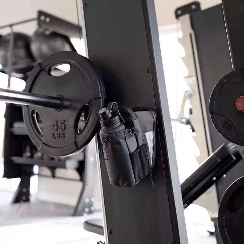 Magnetic Multi-Function Gym Bag & Water Bottle Carrier - Customizable Design for Fitness Enthusiasts
